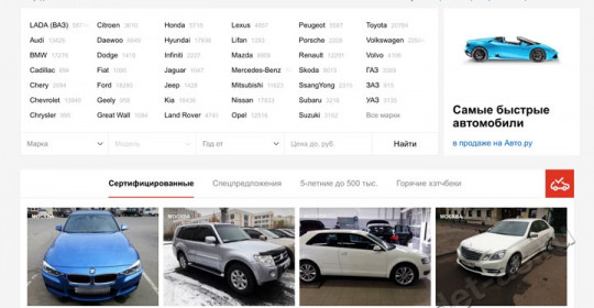 Продать авто на auto.ru 