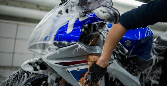 Как правильно мыть мотоцикл