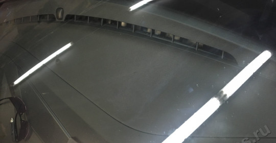 Ремонт скола лобового стекла на автомобиле Ford Focus