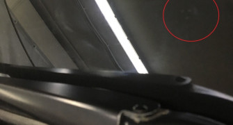 Ремонт скола лобового стекла на автомобиле BMW X5